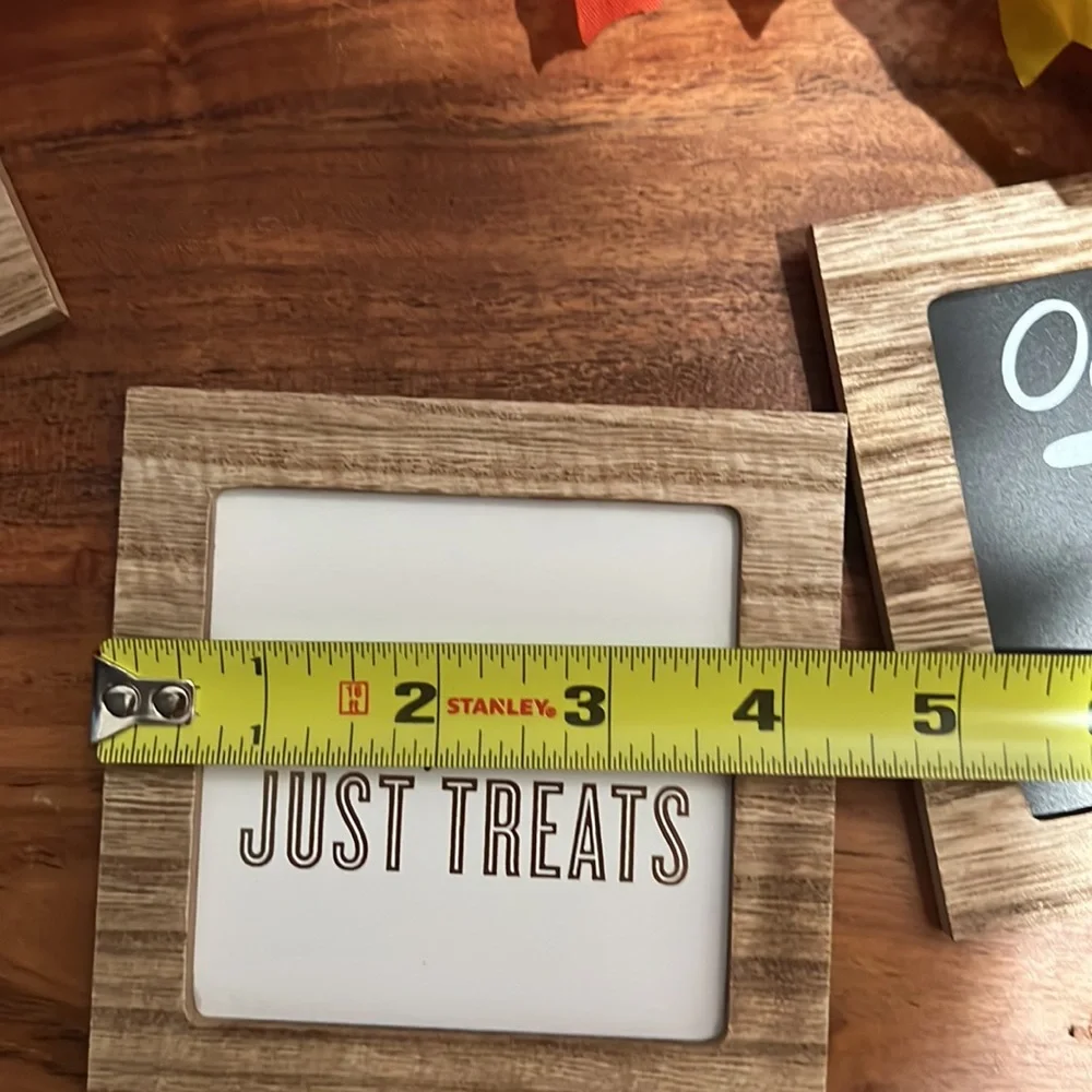 🔥Clearance- Target Mini Wood Halloween Signs 3 Pc Set